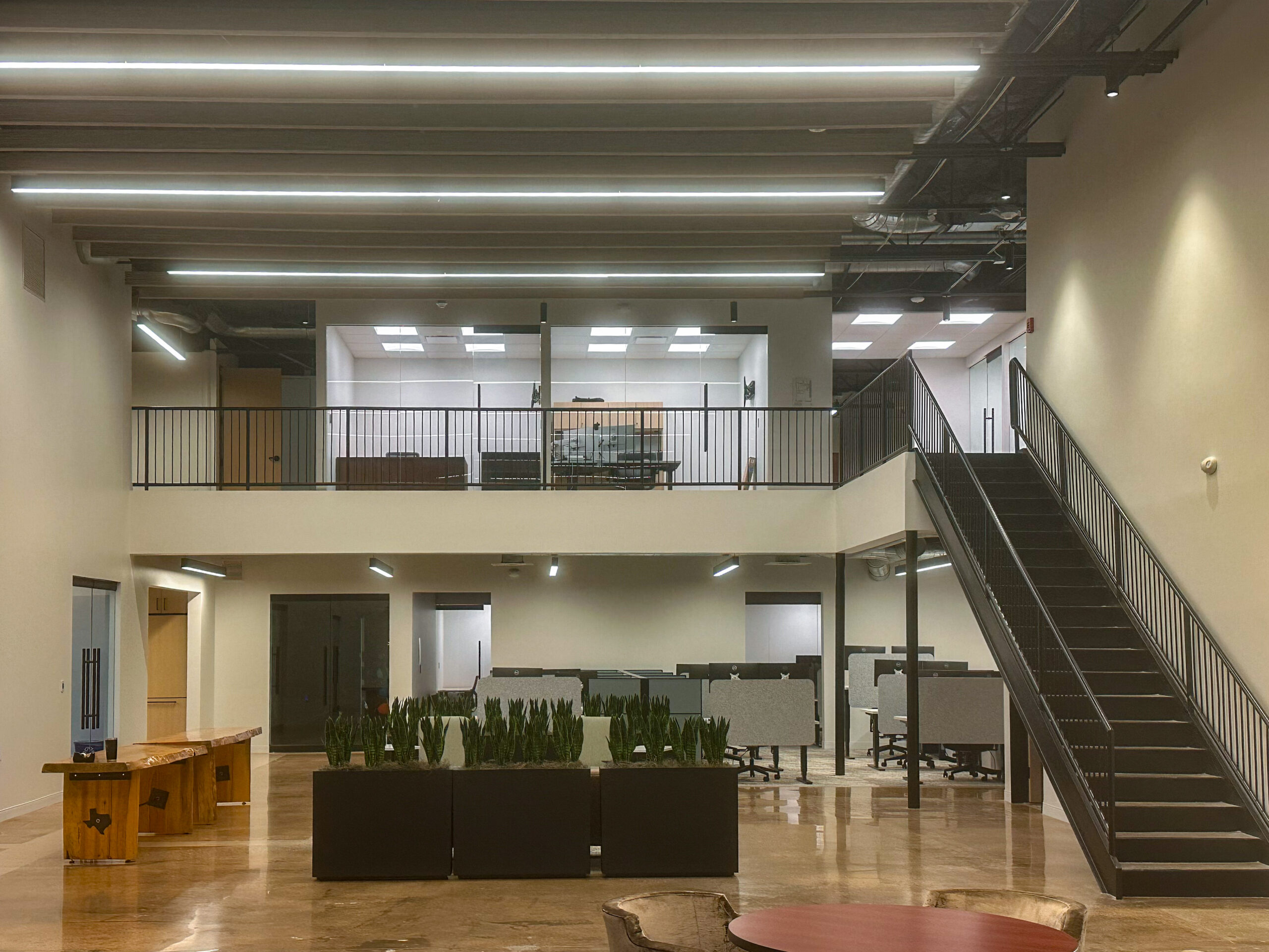 Building interior under construction in Pearland